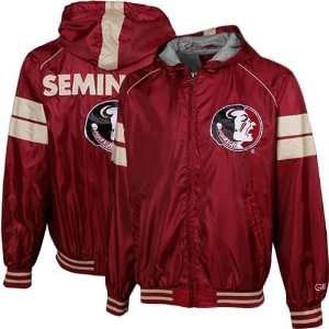  Florida State Seminoles (FSU) Garnet Flea Flicker Full Zip 