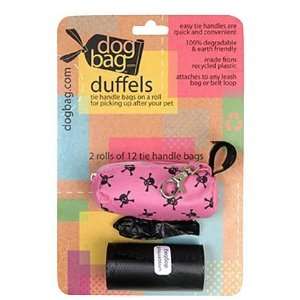  Doggie Walk Bags Black Duffel/Pink Skulls 2 Rolls   Citrus 