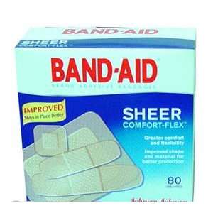  Band Aid 80s Sheer Assorted Johnson & Johnson Health 