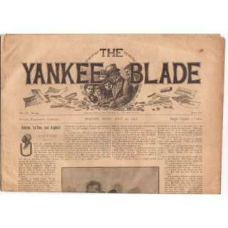 The Yankee Blade Vol. LII No. 2734 July 30, 1892 [Newspaper] Potter 