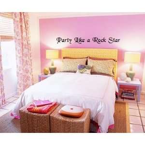   Like a Rock Star Wall Stickers Decal Words Quote 