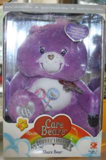 Care Bears Purple Share Bear Crystal Collection Special Collector 