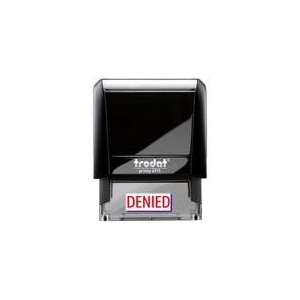  Denied   Trodat 4911 (Ideal 50) Red Self Inking Rubber Stamp 