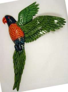 Flying Tropical Macaw Parrot Nursery Wall Decor  