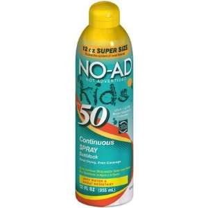  No AD Kids C Spray SPF 50 12 oz (Quantity of 3) Health 