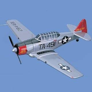 Large Aircraft Model with Stand   The AT 6 Texan (USAF) Silver