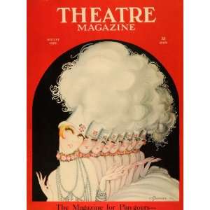 1924 Cover Theater Magazine Flapper Chorus Girl Fashion Costumes 