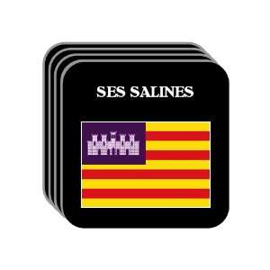  Balearic Islands   SES SALINES Set of 4 Mini Mousepad 