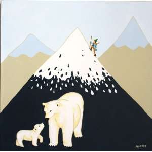  Polar Mountain Original Painting   Limited Edition
