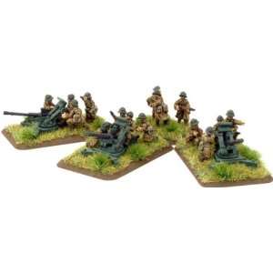  Flames of War   25mm mle 1938 AA gun Toys & Games