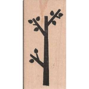  Tree Trunk Wood Mounted Rubber Stamp (E74735) Everything 