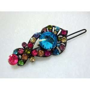  Colorful Crystal Hair Barrette Beauty