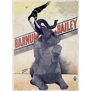  H. Gray   Barnum and Bailey Giclee on acid free paper 