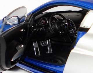 18 Audi R8 5.2 FSI quattro V10 sepangblau blue PROMO  