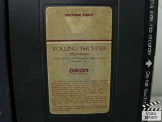 Rolling Thunder VHS William Devane, Tommy Lee Jones  