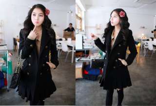   Double Breasted Winter Long Coat Outerwear Trenchcoats 8163  