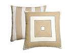 MADISON 20x20 MITER STRIPE BED PILLOW ** NEW** from ROSE TREE
