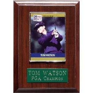  Tom Watson 4.5 x 6.5 Plaque