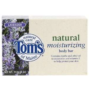  Toms of Maine Moisturizing Body Bar Lavender 4, oz. (Pack 