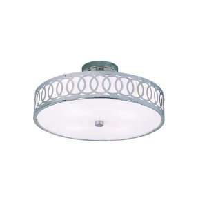  Four Light Semi Flush Mount with Olympic Rings Size H7.50 