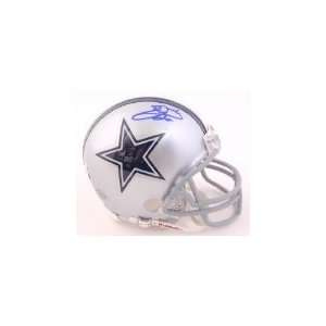 EMMITT SMITH DALLAS COWBOYS HALL OF FAME SIGNED AUTOGRAPHED MINI 
