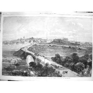  1869 View City Chester England Pgoenix Tower Watergate 