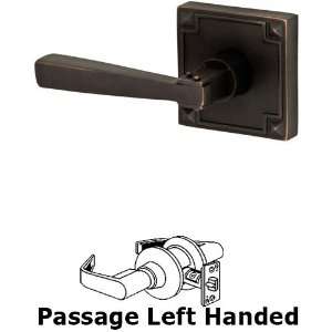  Passage sonoma left handed lever with sonoma rosette in 