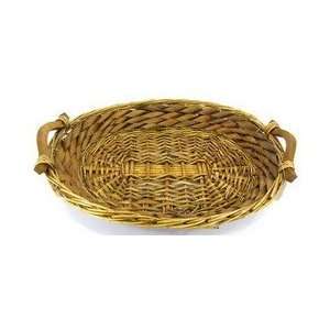 Wicker basket willow w/handle med 