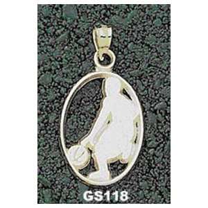 Basketball Player Dribble Silh Charm/Pendant  Sports 