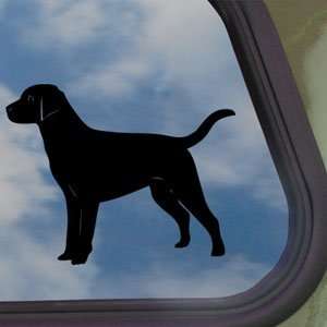  Black Lab Labrador Retriever Dog Black Decal Car Sticker 
