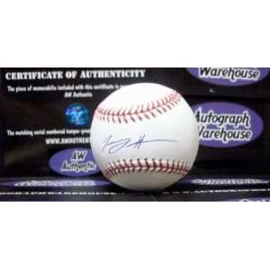 Tommy Hanson Autographed Baseball   Autographed Baseballs