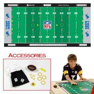  Nfl® Licensed Finger Football™ Game Mat   Lions Toys 