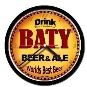  BATY beer and ale cerveza wall clock 