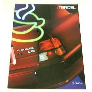  1997 97 Toyota TERCEL BROCHURE CE 2dr 4dr 