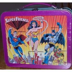  SUPER FRIENDS SMALL METAL LUNCH BOX Toys & Games