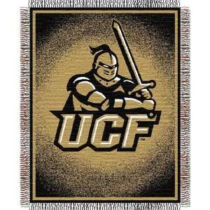  Central Florida Knights NCAA Triple Woven Jacquard Throw (019 Focus 