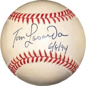  Tom Lasorda 6/8/94 Autographed Baseball (JSA) Sports 