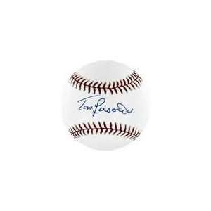  Tommy Lasorda Autographed Official Major League Baseball 