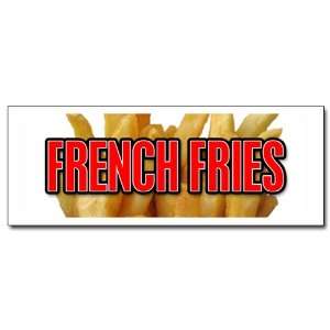  48 FRENCH FRIES DECAL sticker fry cart stand trailer 