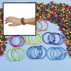  Pony Bead Bracelet Kit   Art & Craft Supplies & Kids Beading 