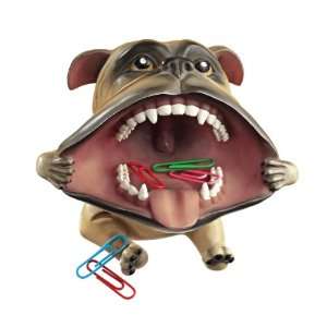  Irritant Large Mouth Dog Statue Desktop Accessory Storage 