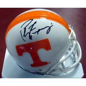 Peyton Manning Autographed University of Tennessee Mini Helmet Steiner 