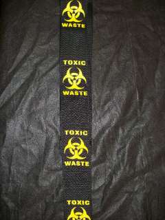 Guitar Strap Titled Toxic Waste   2 Cloth Guitar Strap  