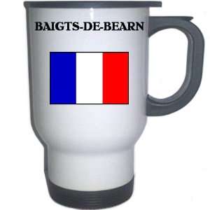  France   BAIGTS DE BEARN White Stainless Steel Mug 