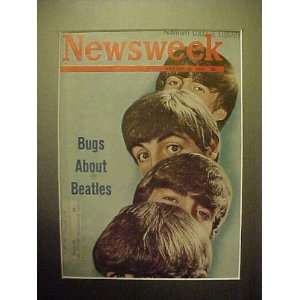 The Beatles January 24, 1964 Newsweek Magazine Professionally Matted 