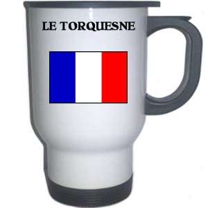  France   LE TORQUESNE White Stainless Steel Mug 