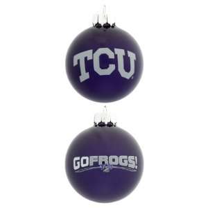   Texas Christian University Christmas Ornament
