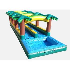  Kidwise Hawaiian Double Lane Slip and Slide with Pool 