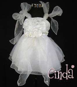 B07 Flower Girl Party Bridesmaid Wedding Pageant Dress  