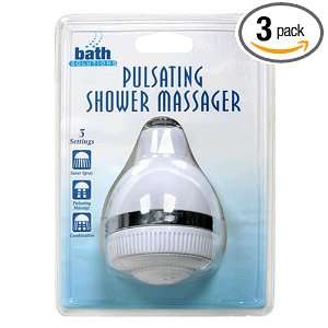 Clean Team Solutions Pulsating Shower Massager (Pack of 3 